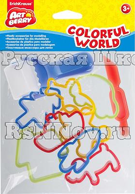 Набор пластиковых аксессуаров для лепки Artberry/Colorful World