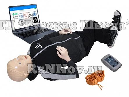 "Гриша-10" робот-тренажер для обучения навыкам СЛР с возможностью приведения в устойчивое боковое положение и персональным компьютером