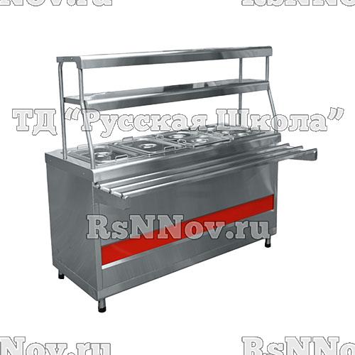 Мармит 2-х блюд с г/ёмкостями ЭМК-70КМ "АСТА" (1120x705(1030)x1485 мм, паровой, подсветка, 2 кВт, 230В)