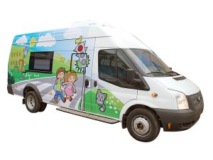 Мобильный тренажерный комплекс по профилактике детского дорожно-транспортного травматизма на базе автофургона